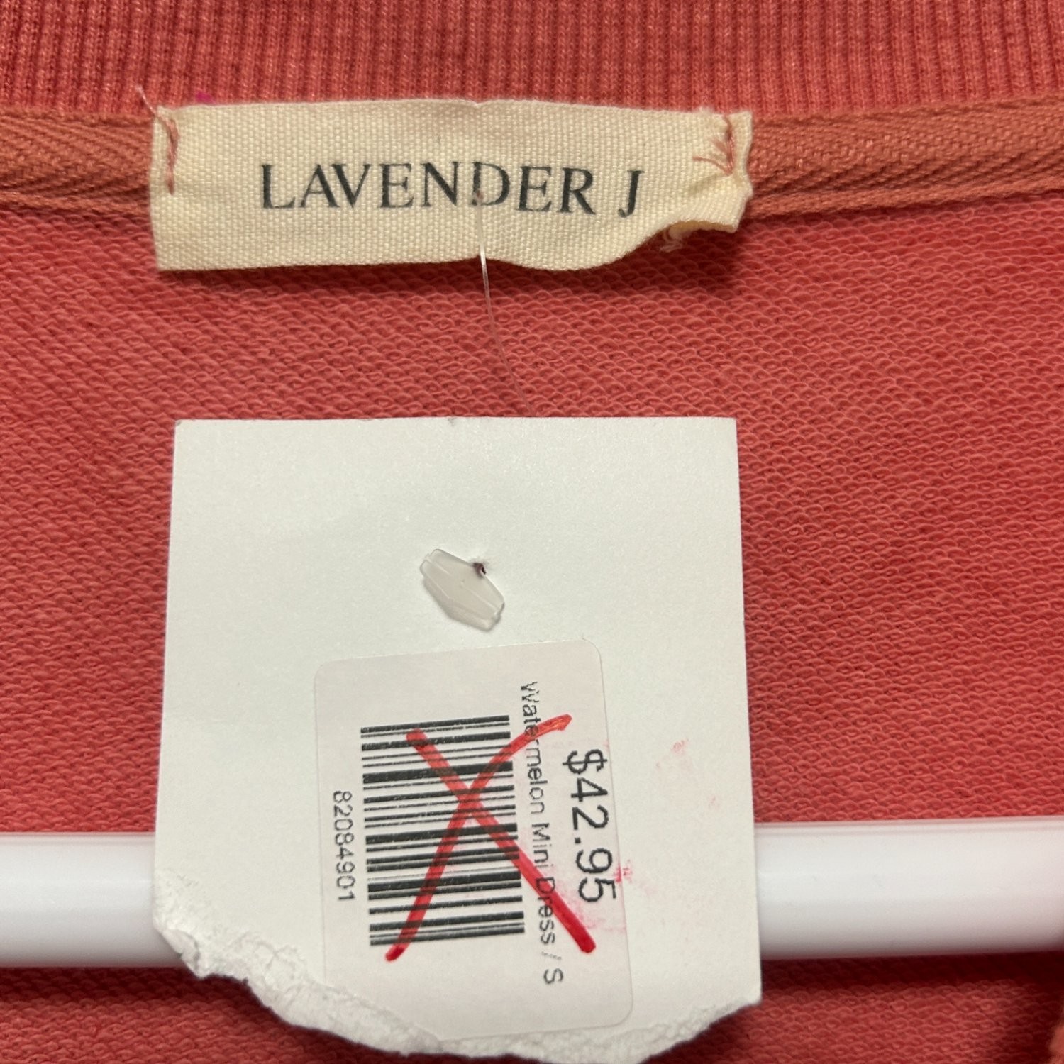 Lavender J Watermelon Mini Dress Womens S Pink Babydoll D5200 NWT