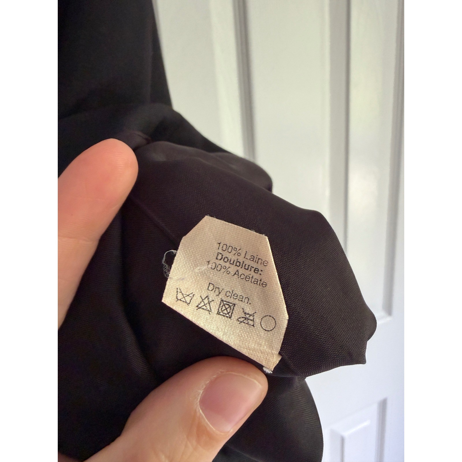 J.Crew Factory Suiting Black Wool Cap Sleeve Sheath Dress Size 4 Professional