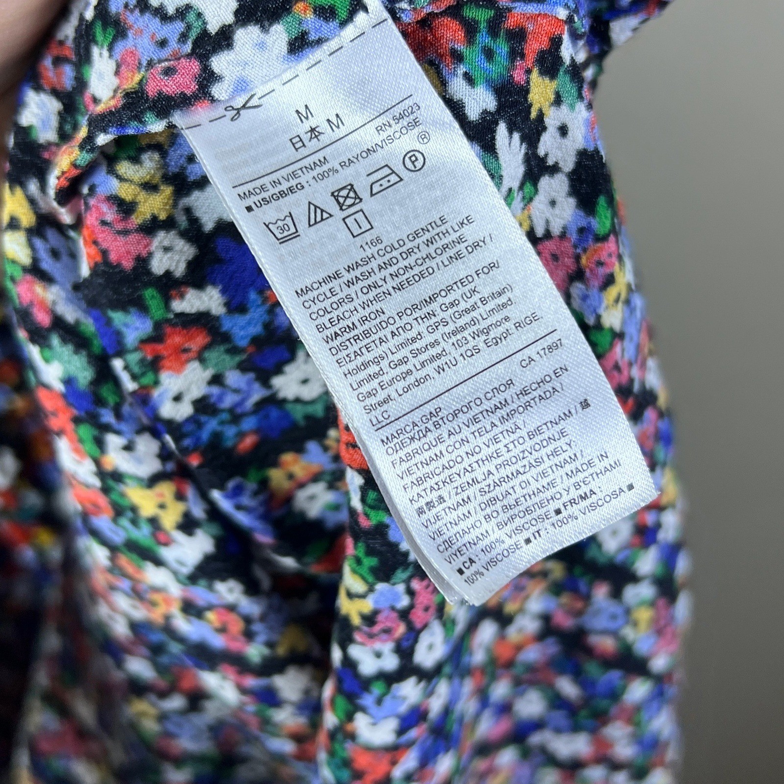 Gap Floral Handkerchief Cami Dress 2010s Women’s M Cottagecore