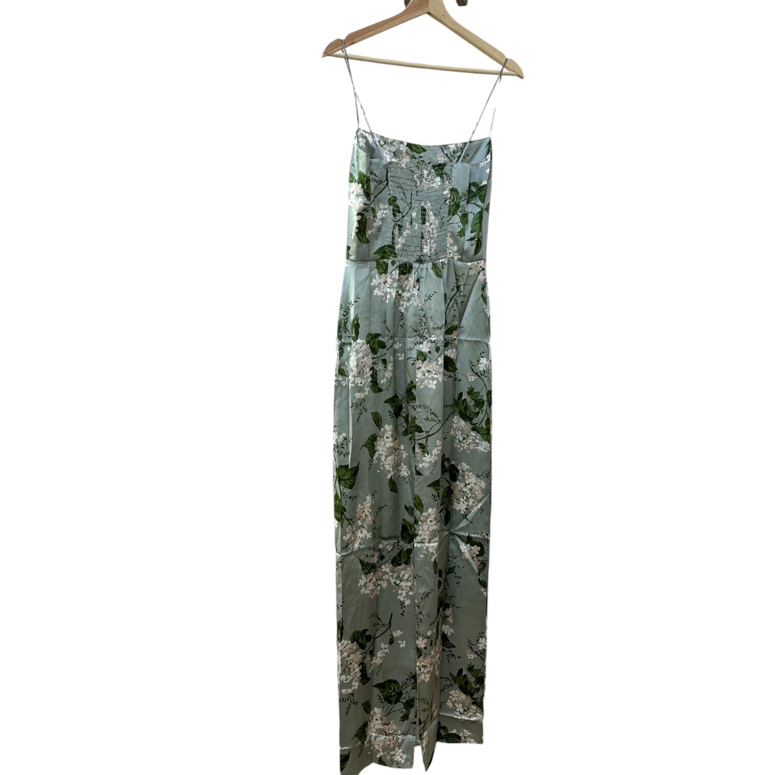 Reformation Frankie Silk Dress Tea Garden