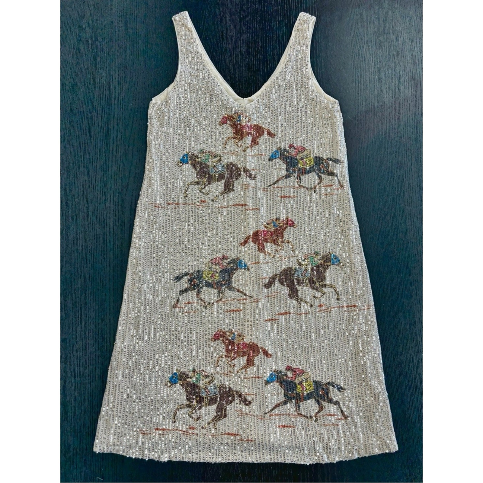 Judith March Off to the Races Sleeveless Sequin Dress