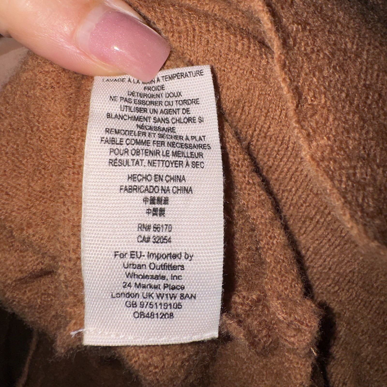 Free People Womens Small 100% Wool Sleeveless Mini Dress Camel Boiled Wool Tunic