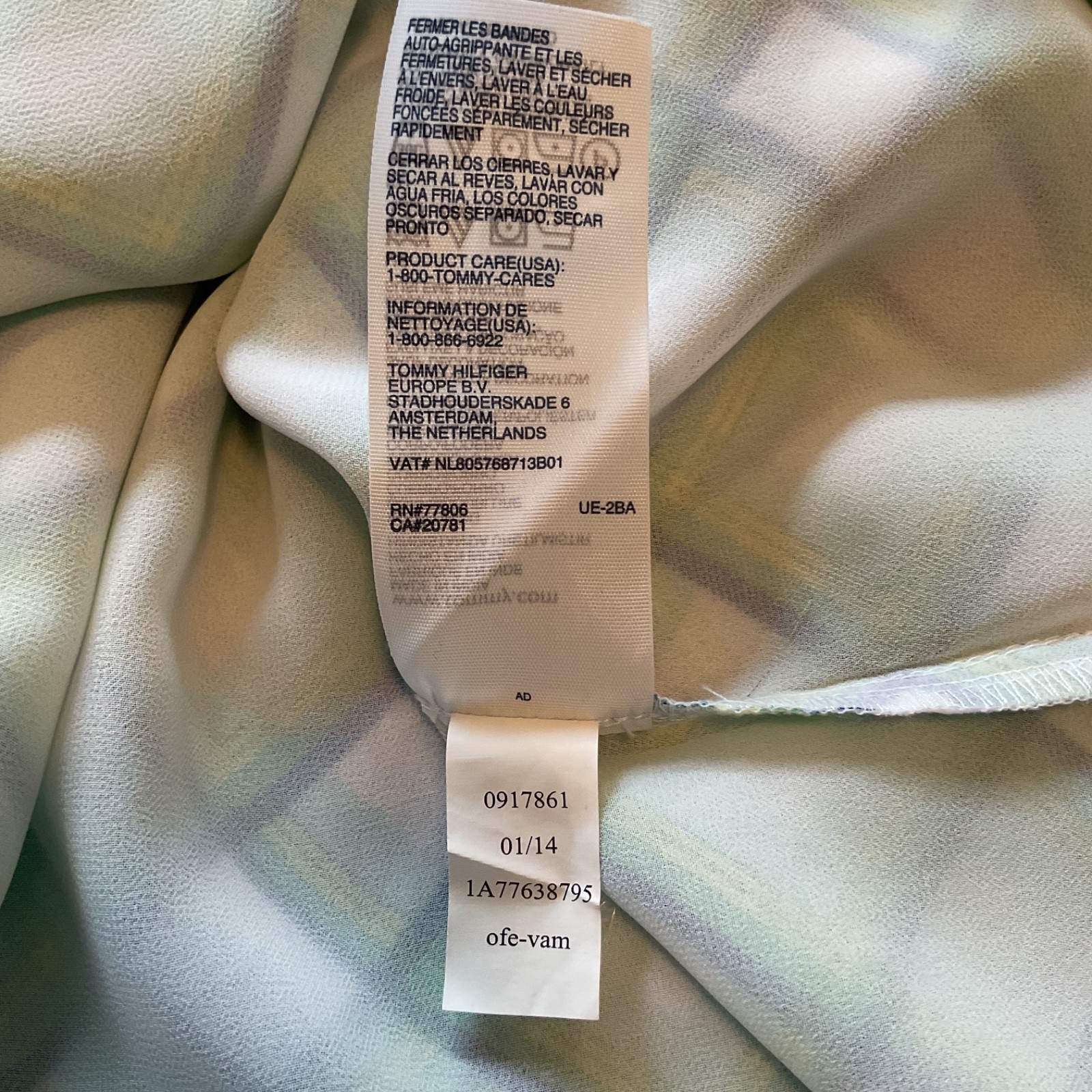Tommy Hilfiger Green Blue Piaid Long Sleeve Button Down Dress Women’s Sz S/P NWT