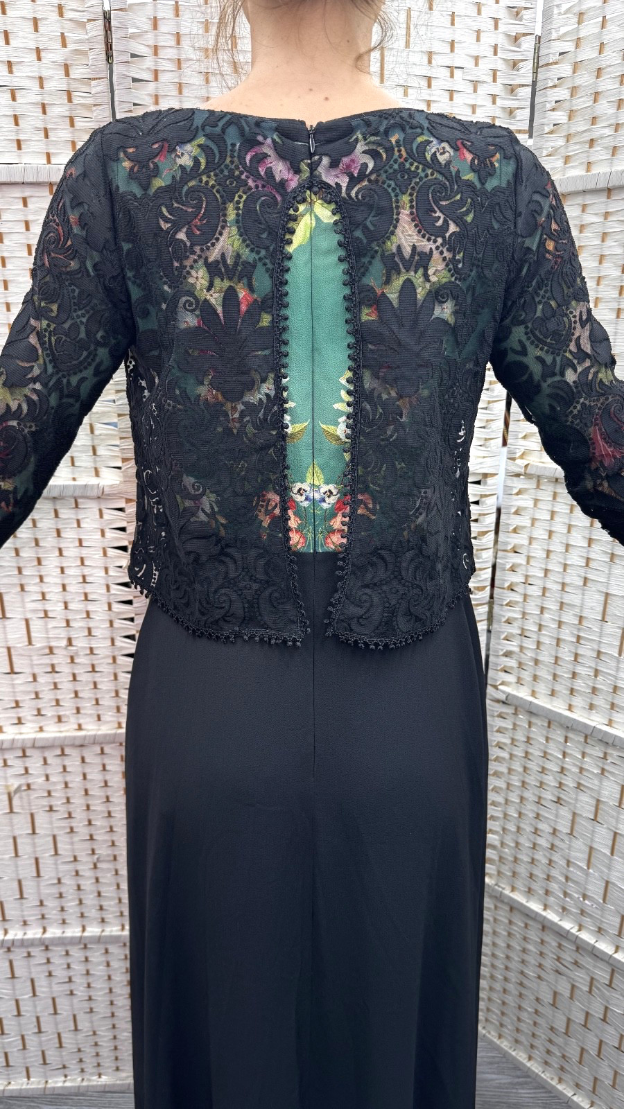Michal Negrin Elegant Full length Floral dress Size – 38 – NWT