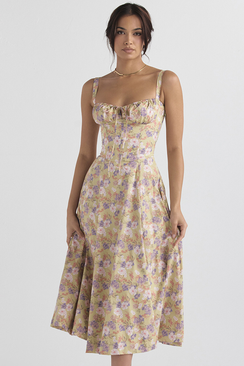 Female Dress Commuter Temperament Solid Color Fashion High-end Sling Dress