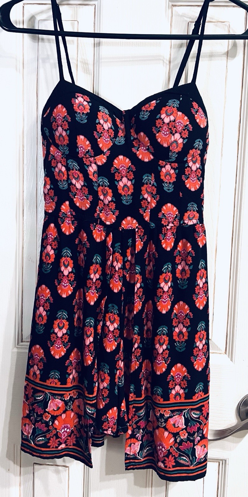 Band of Gypsies XS Floral Romper NWT Sweetheart Bodice Pockets Boho Dress/Shorts