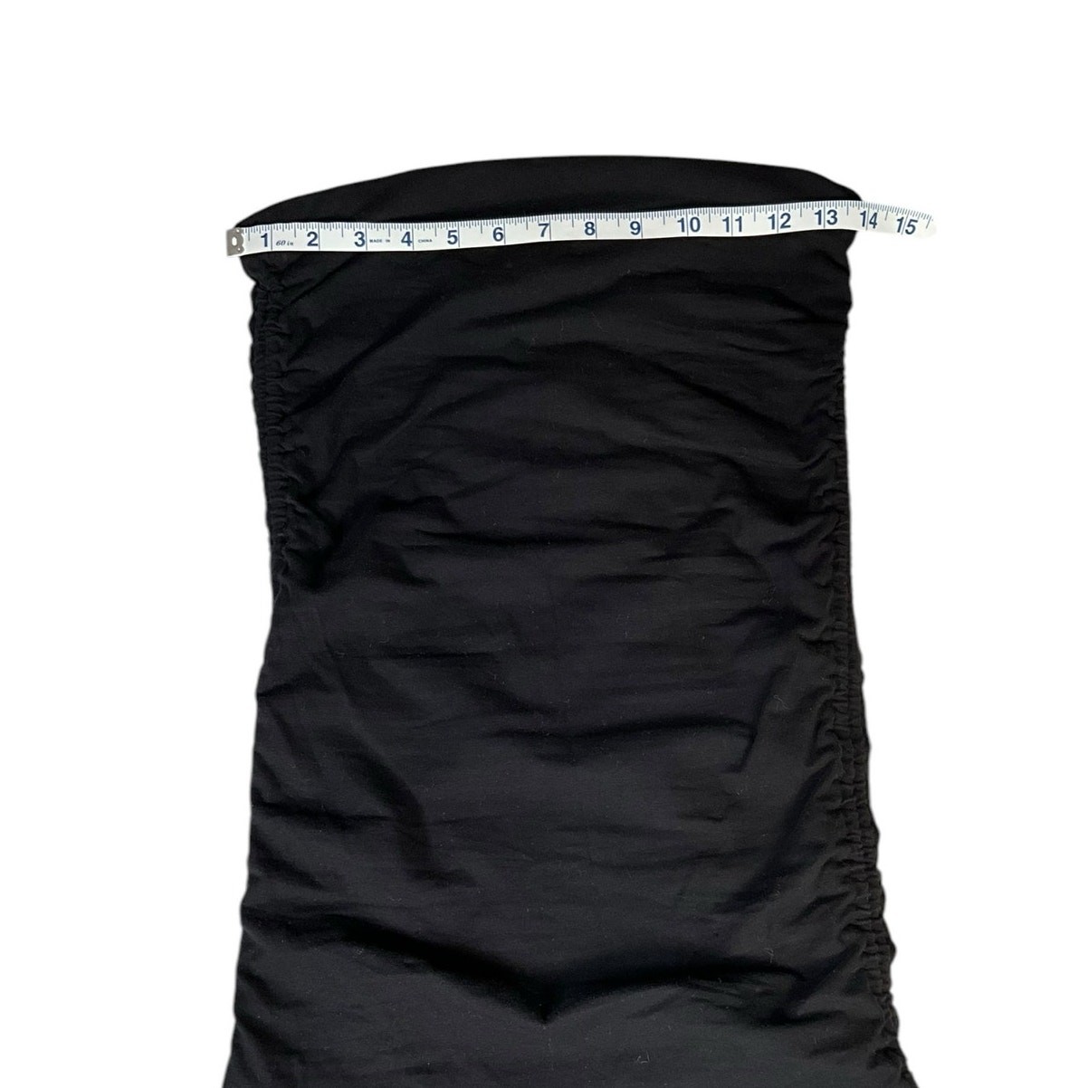 Lanston Strapless Mini Dress Tube Top DrawstRing Sides Light Weight Size Small