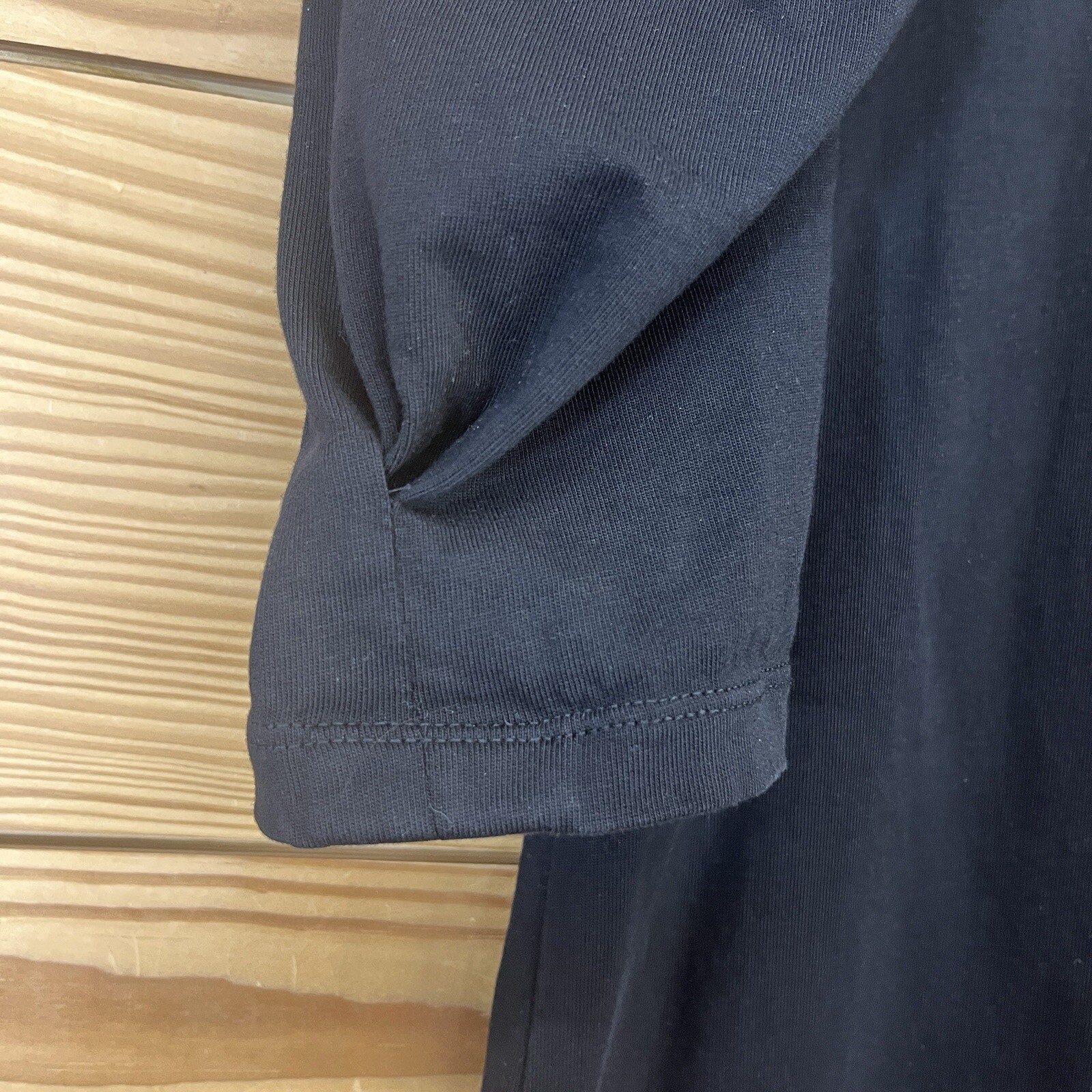 Pomander Place Dress XS Black Puffed Sleeve Shift T Shirt Stella Short B125