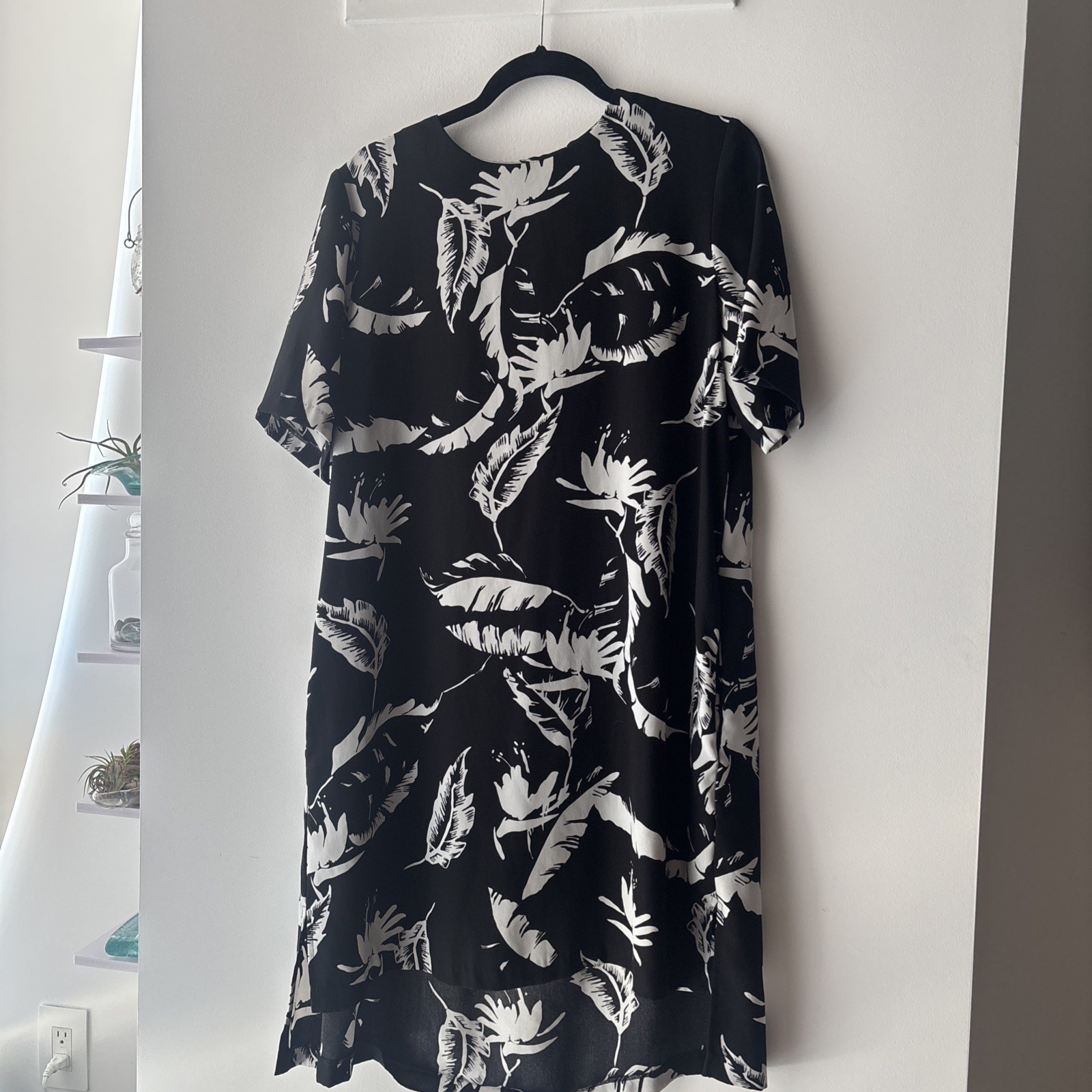 Adam Lippes Collective Dress High Low Small Slits Pockets Women’s Lightweight
