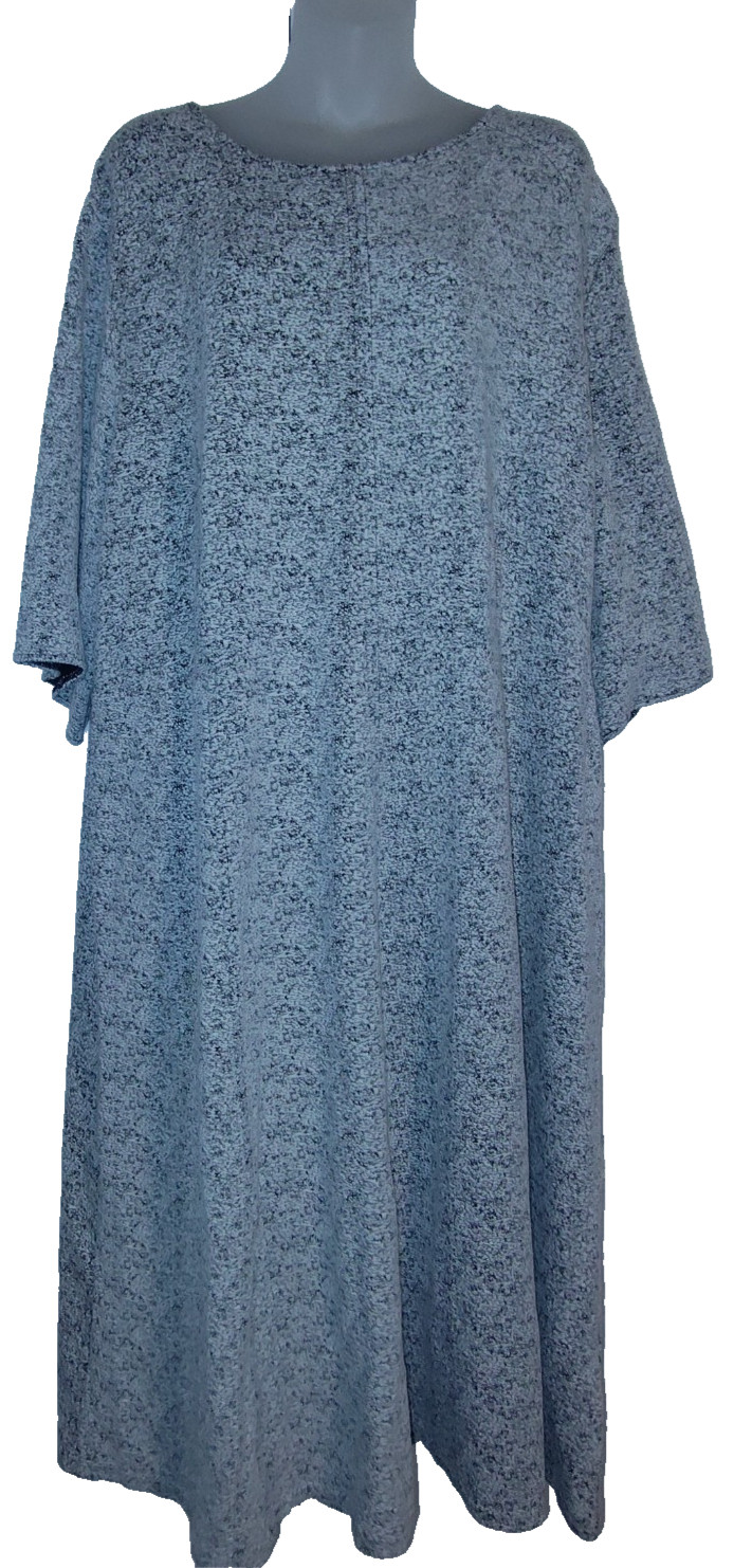 H&M Women’s Gray Casual Floral Style Dress Size 2XL BG20