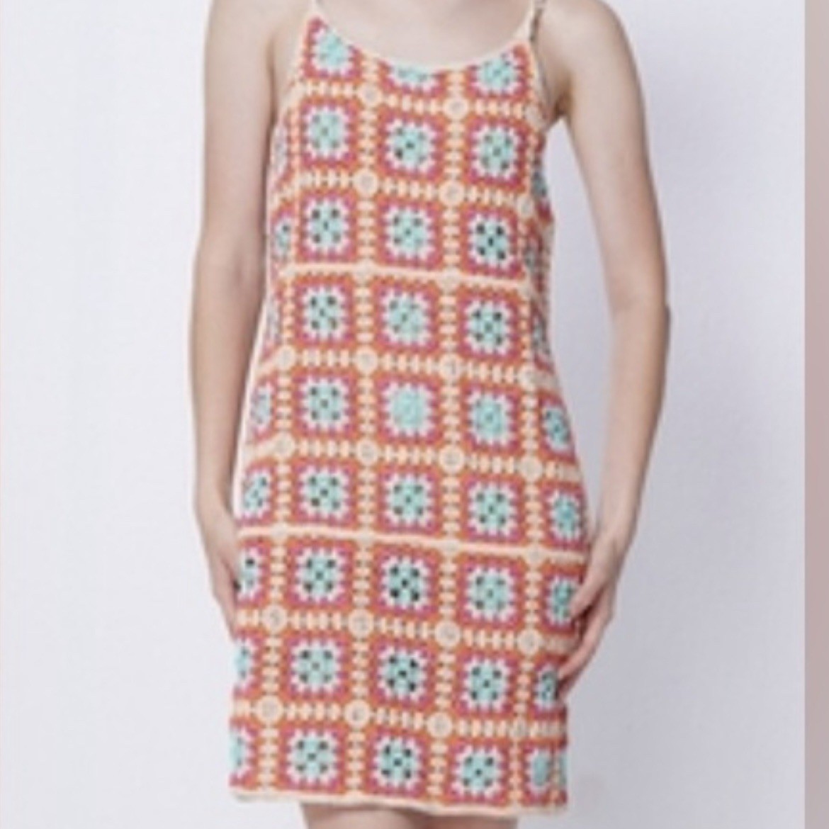 Willow and Wind Crochet Sundress Multi Color Cotton Blend Women’s Size XS – NWT