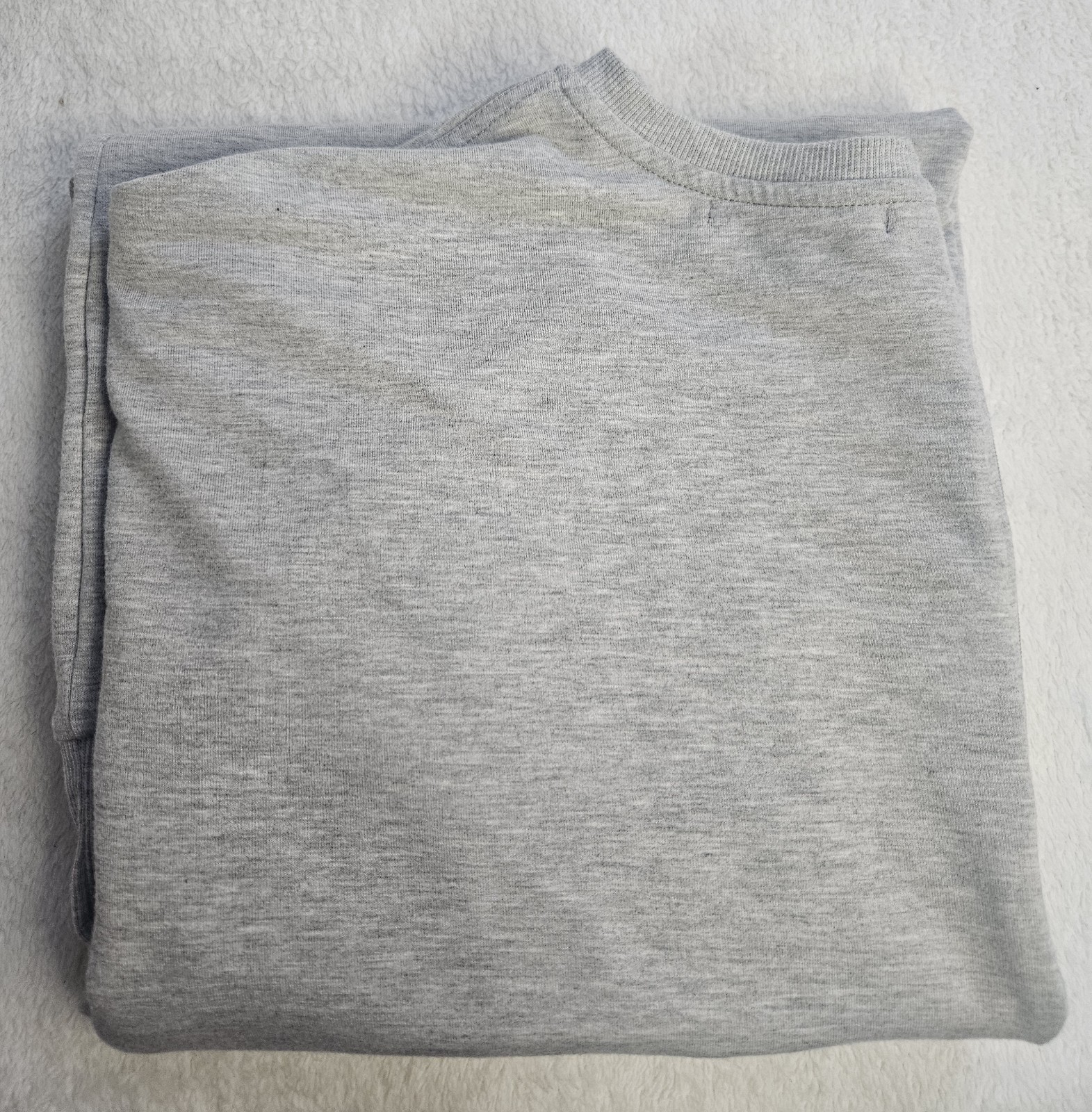 Ellen Tracey Heather Grey Cuff Long Sleeves Sweater Dress