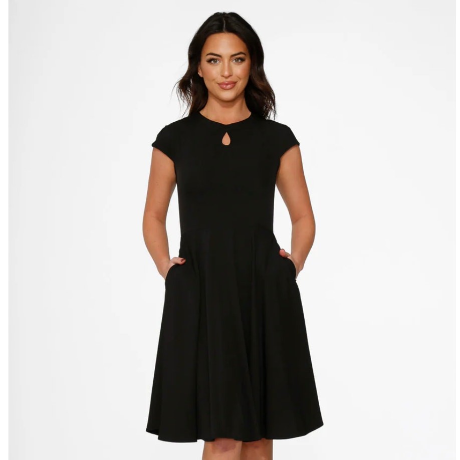 Black Swing Dress from Orchid Bloom Size 12