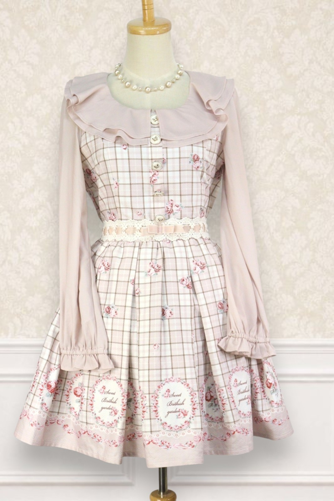 Liz Lisa Pink Floral Lolita Mini Dress 412 0310a