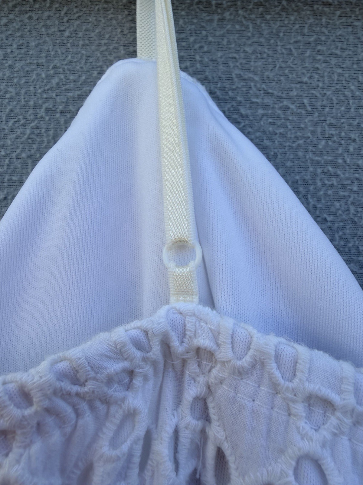 Three Pink Hearts Trixxi White Eyelet Mini Dress Size 11 Cotton Sundress Boho