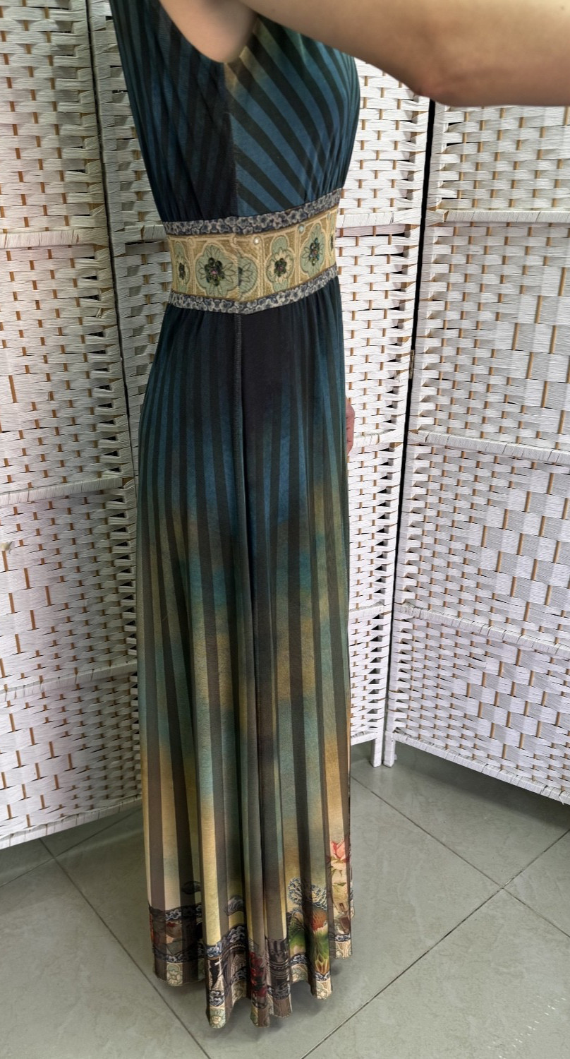 Michal Negrin Elegant Full length Floral Dress Size – M – NWT #9#