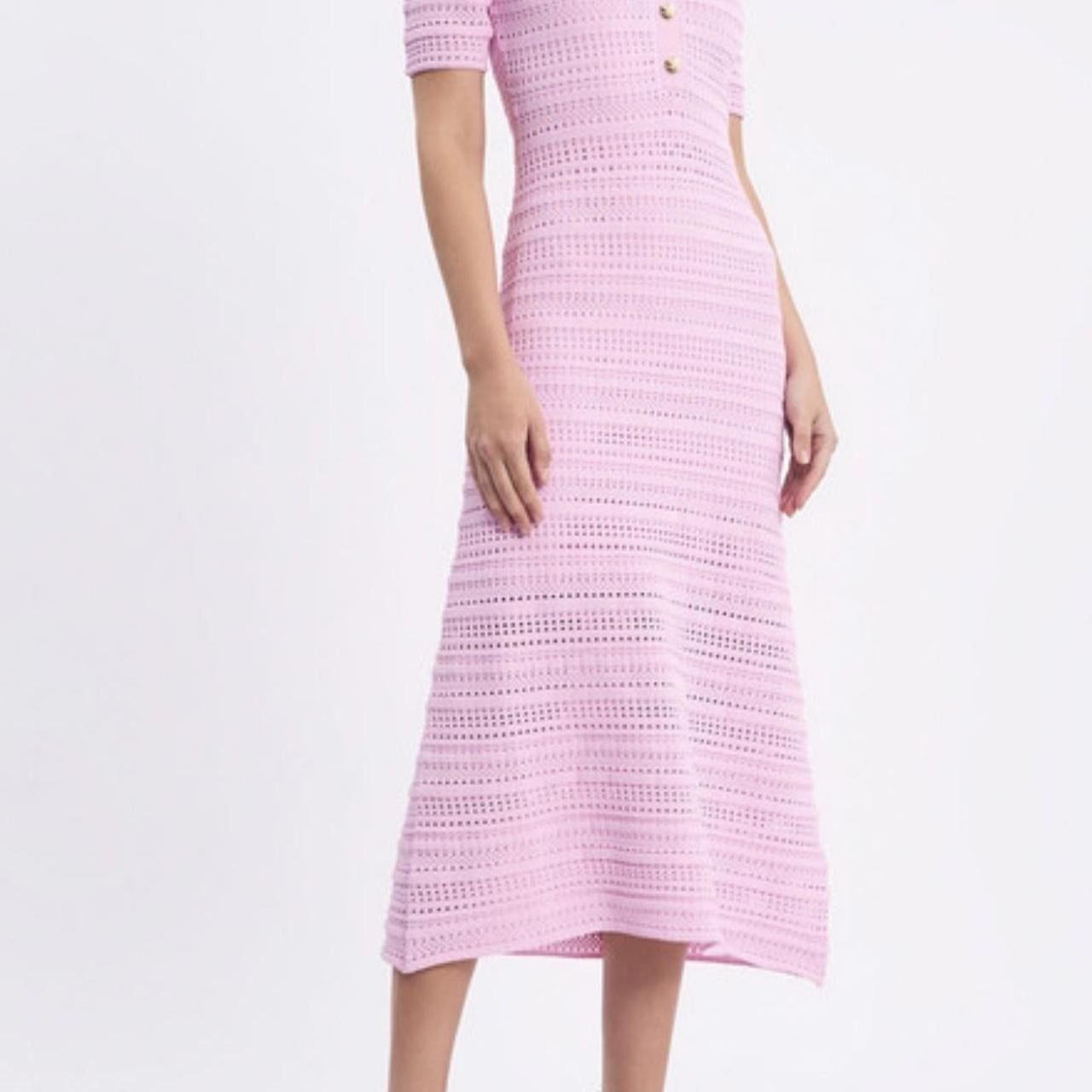 Rebecca Vallace Purple Ruby Knitted Dress – Size Large