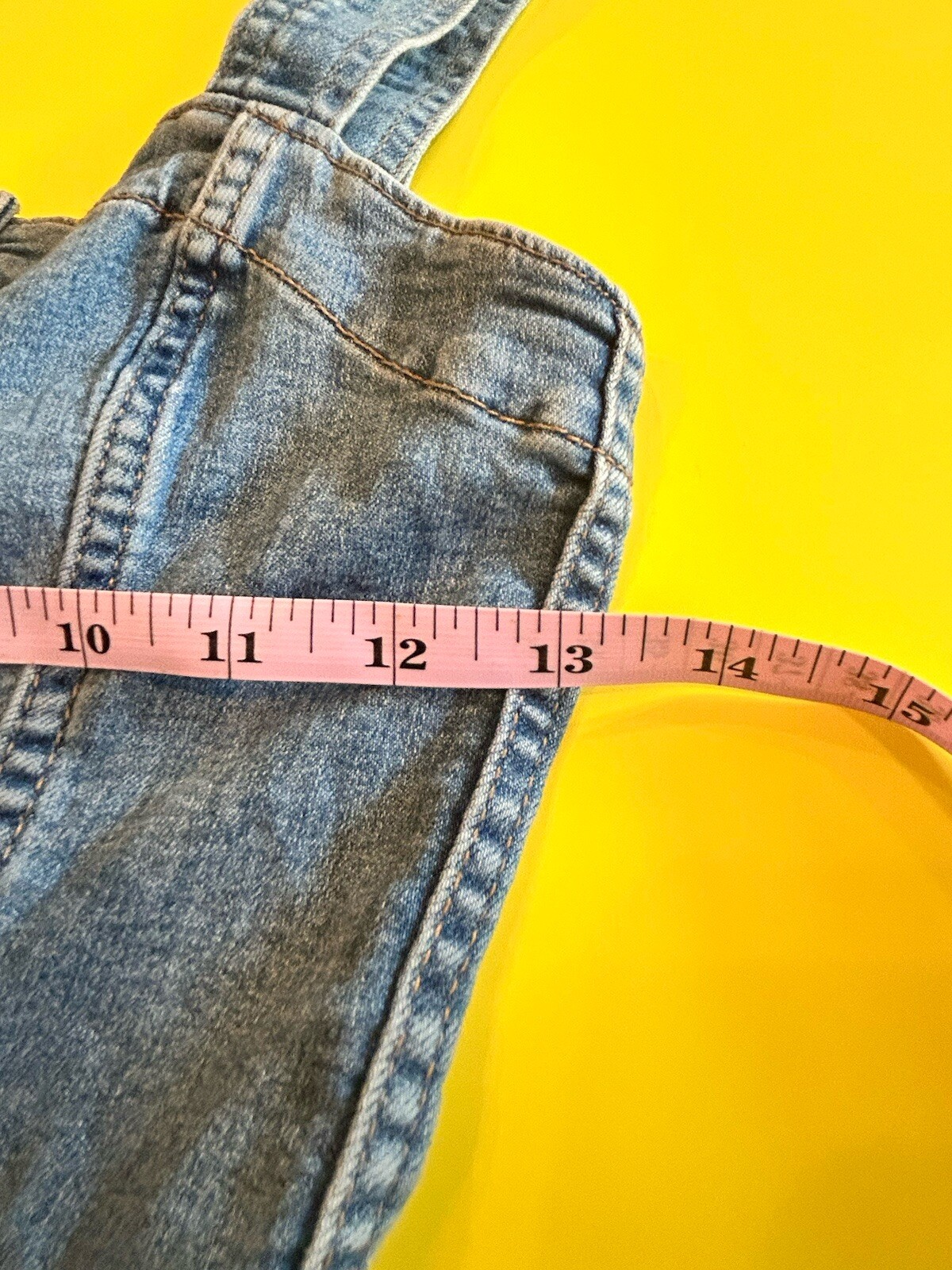H&M Divided Denim Button Front Overall Dress Blue Jean Mini Fit Flare