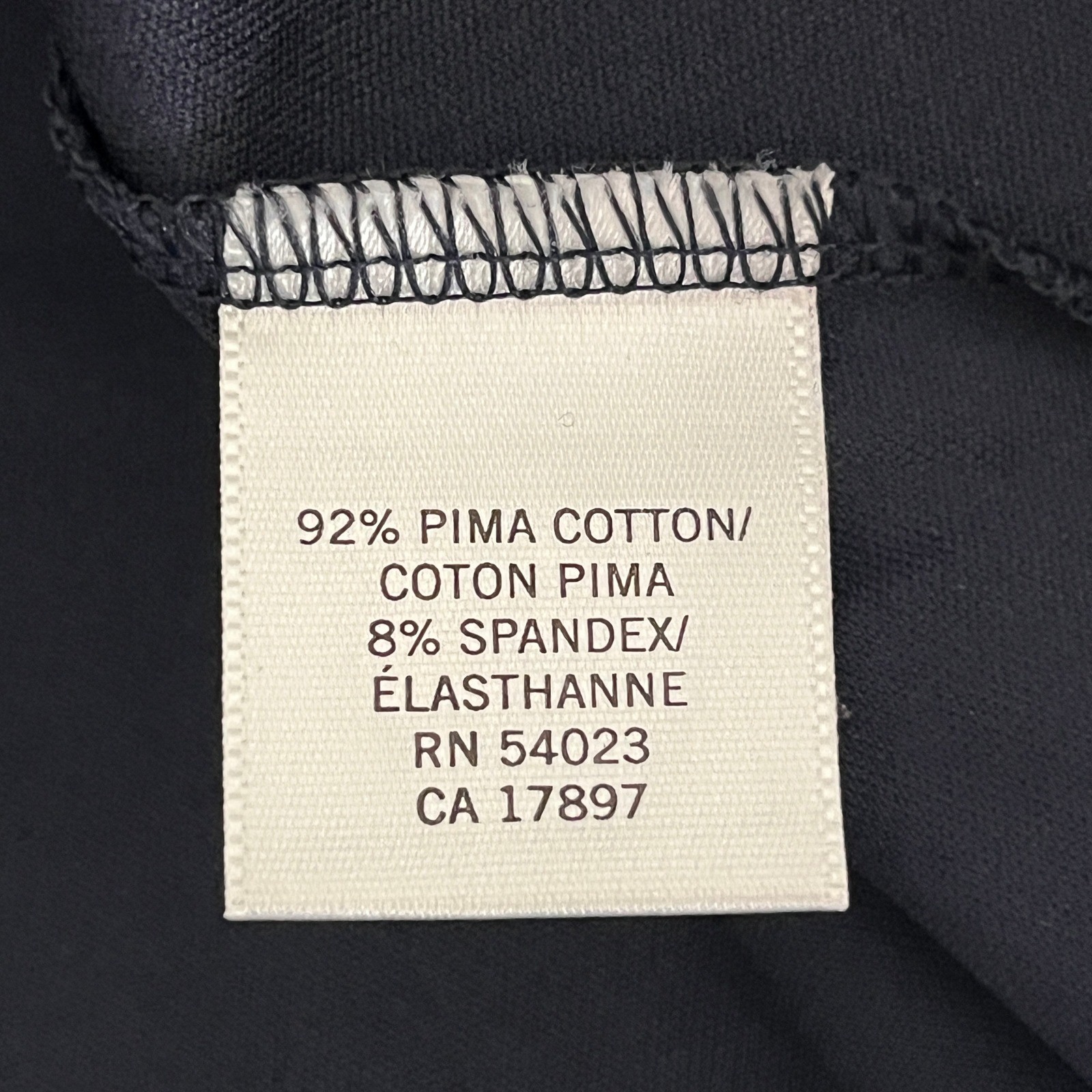 Banana Republic Navy Cream Striped Pima Cotton Fit & Flare Dress Small Preppy