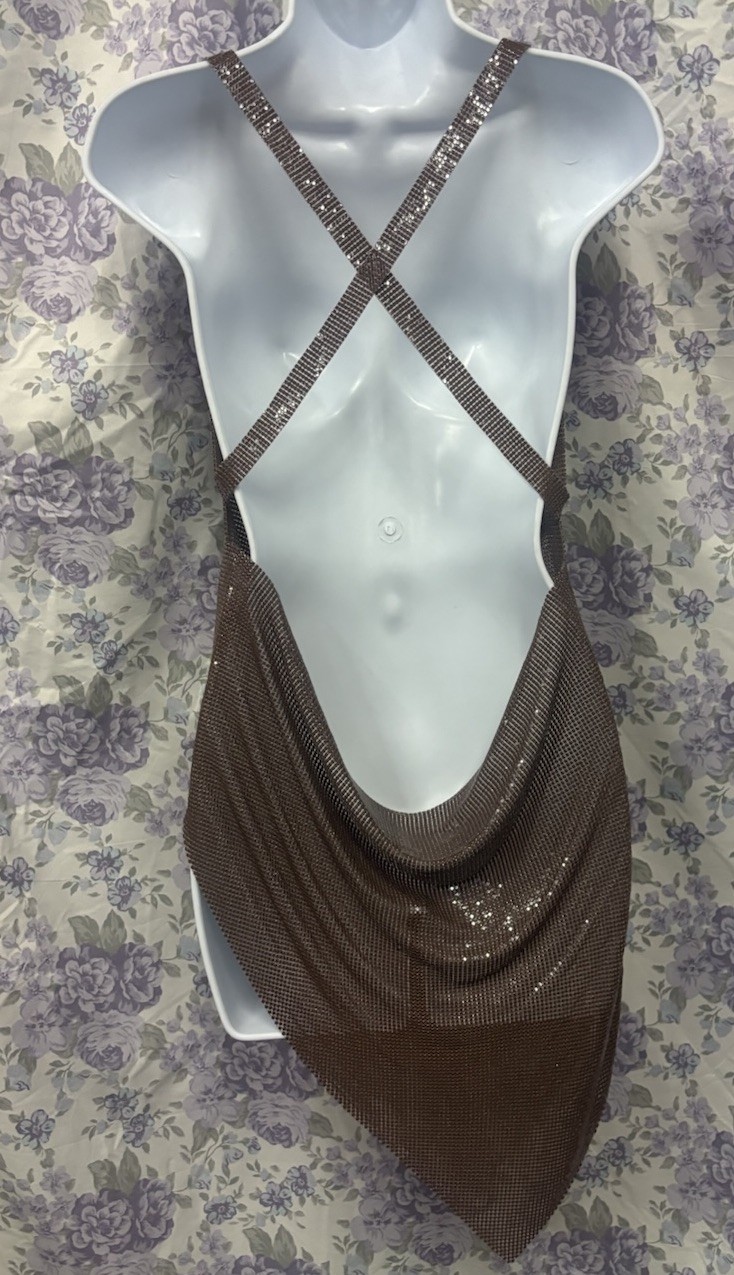 8 Other Reasons x Revolve Danni Mini Dress in Chocolate One Size $270!!