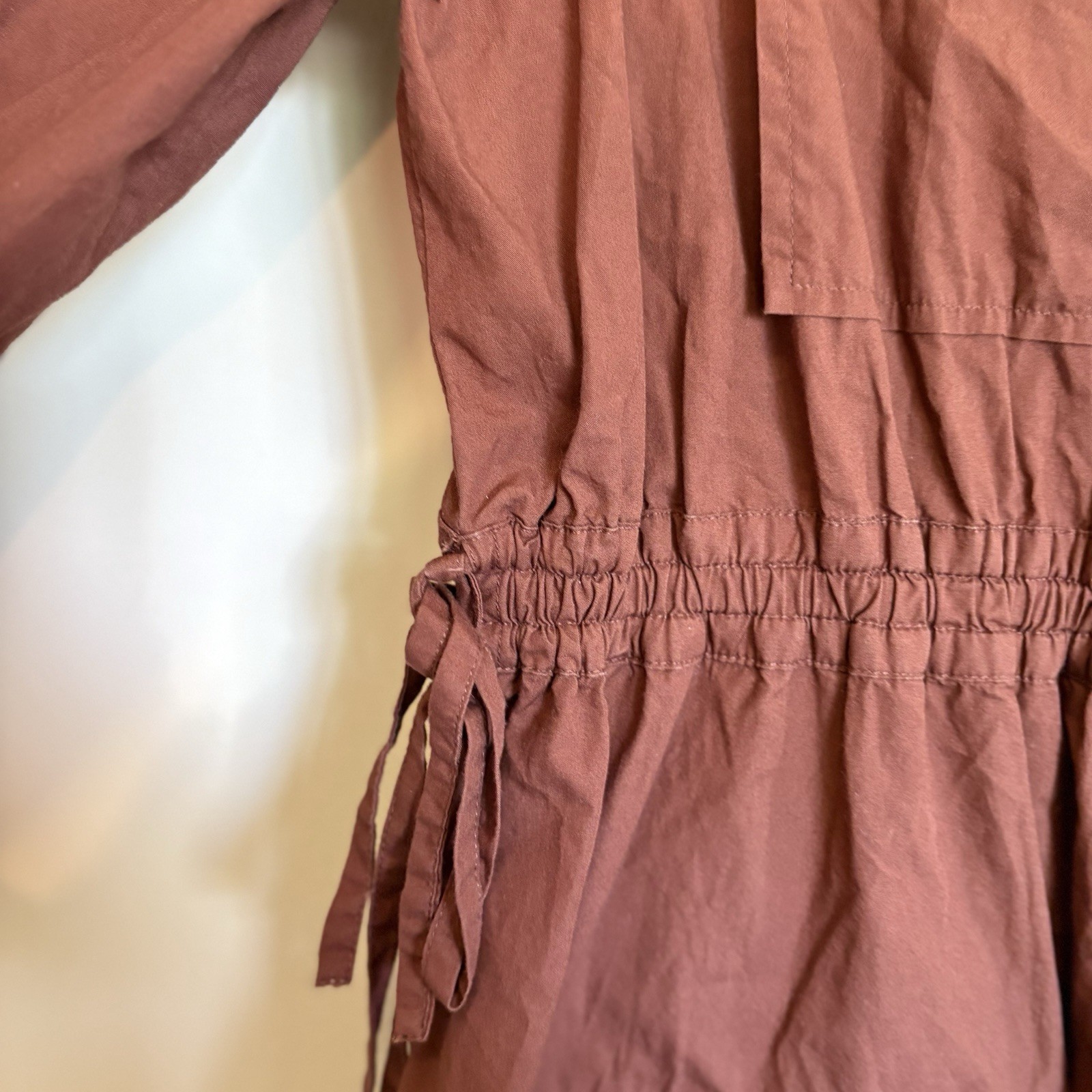 The Normal brand Avery Utility Dress in Espresso XL