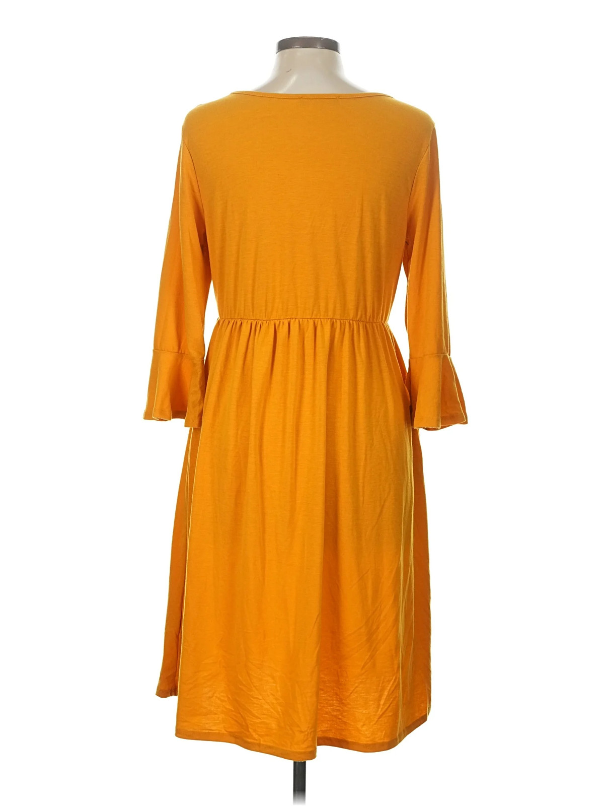 Shop Basic USA Women Orange Casual Dress L
