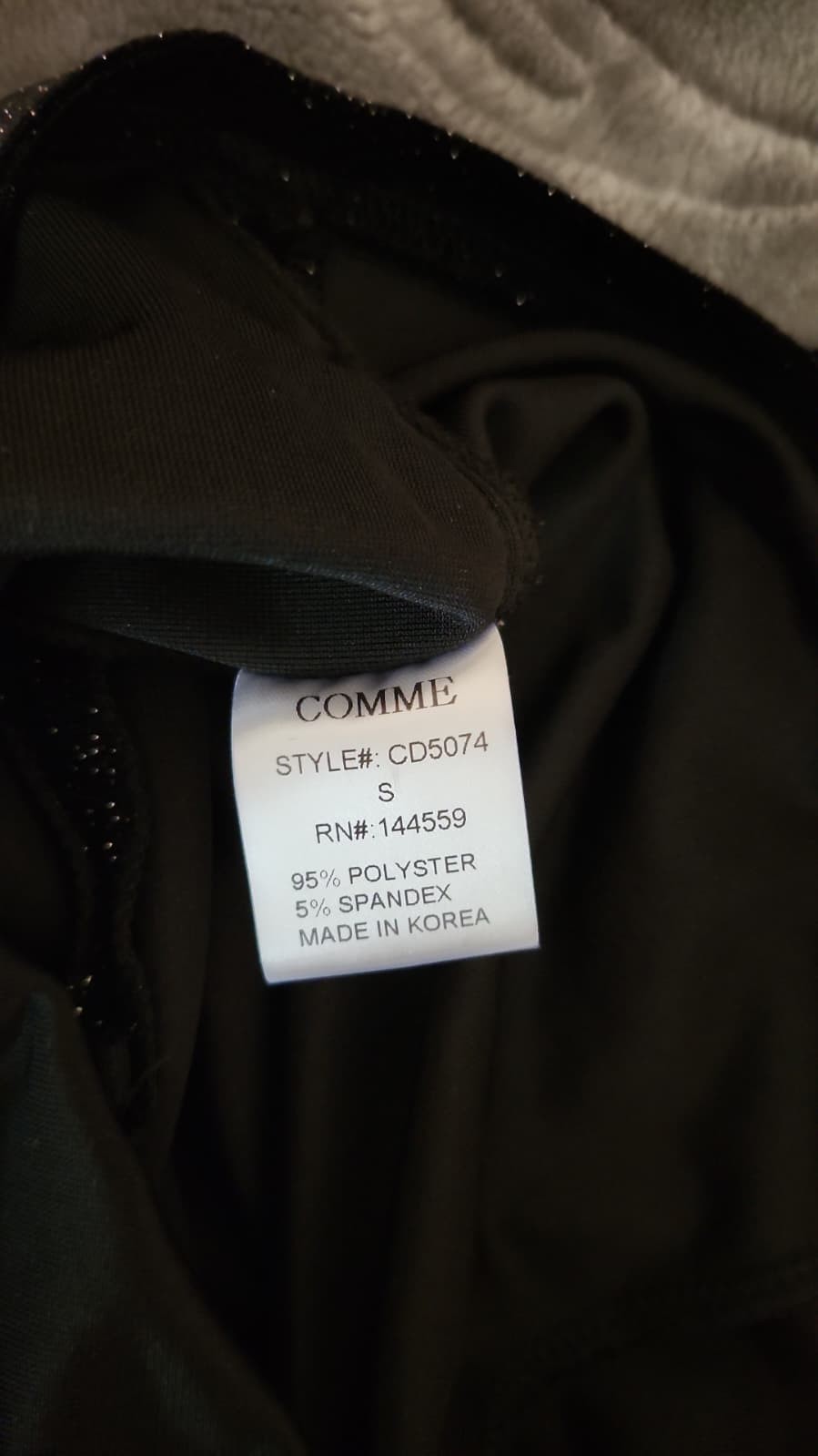 Commense USA Women’s Small Mini Dress Black