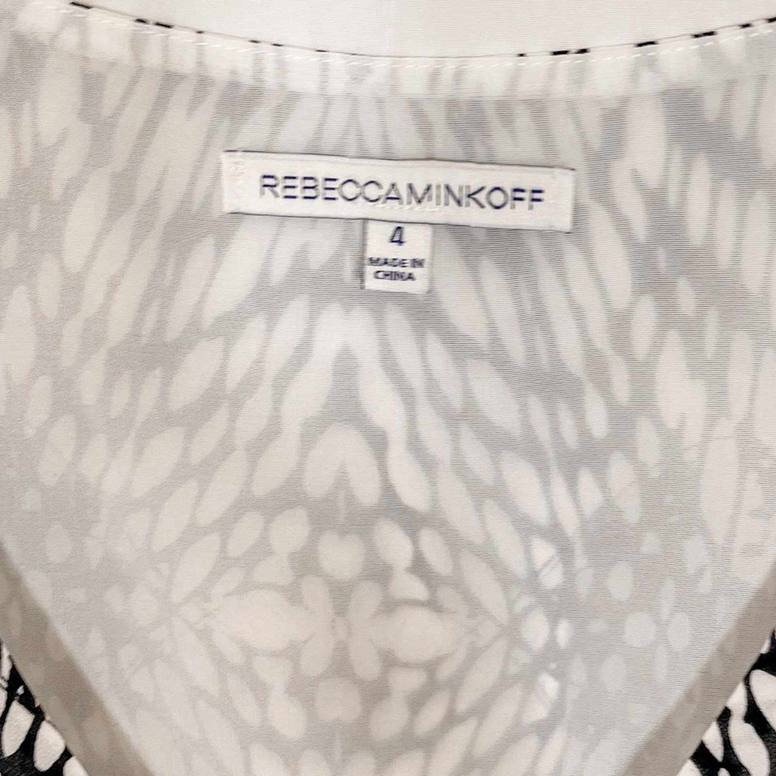 Rebecca Minkoff Silk Geometric Print Dress, EUC, Size 4, MSRP $398