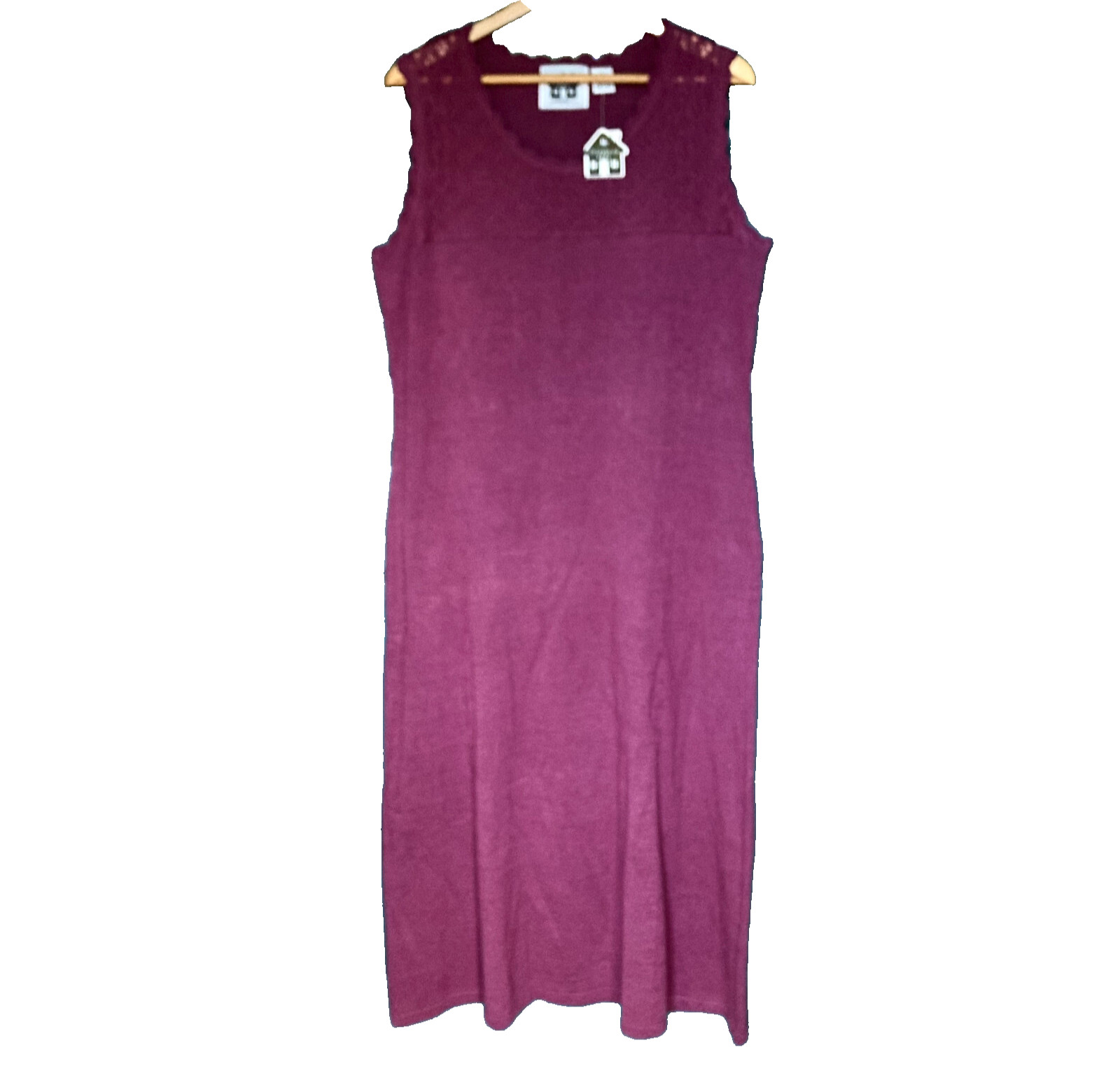 New Storybrook Knits Crochet Minimalist Casual Dress Womens L NWT