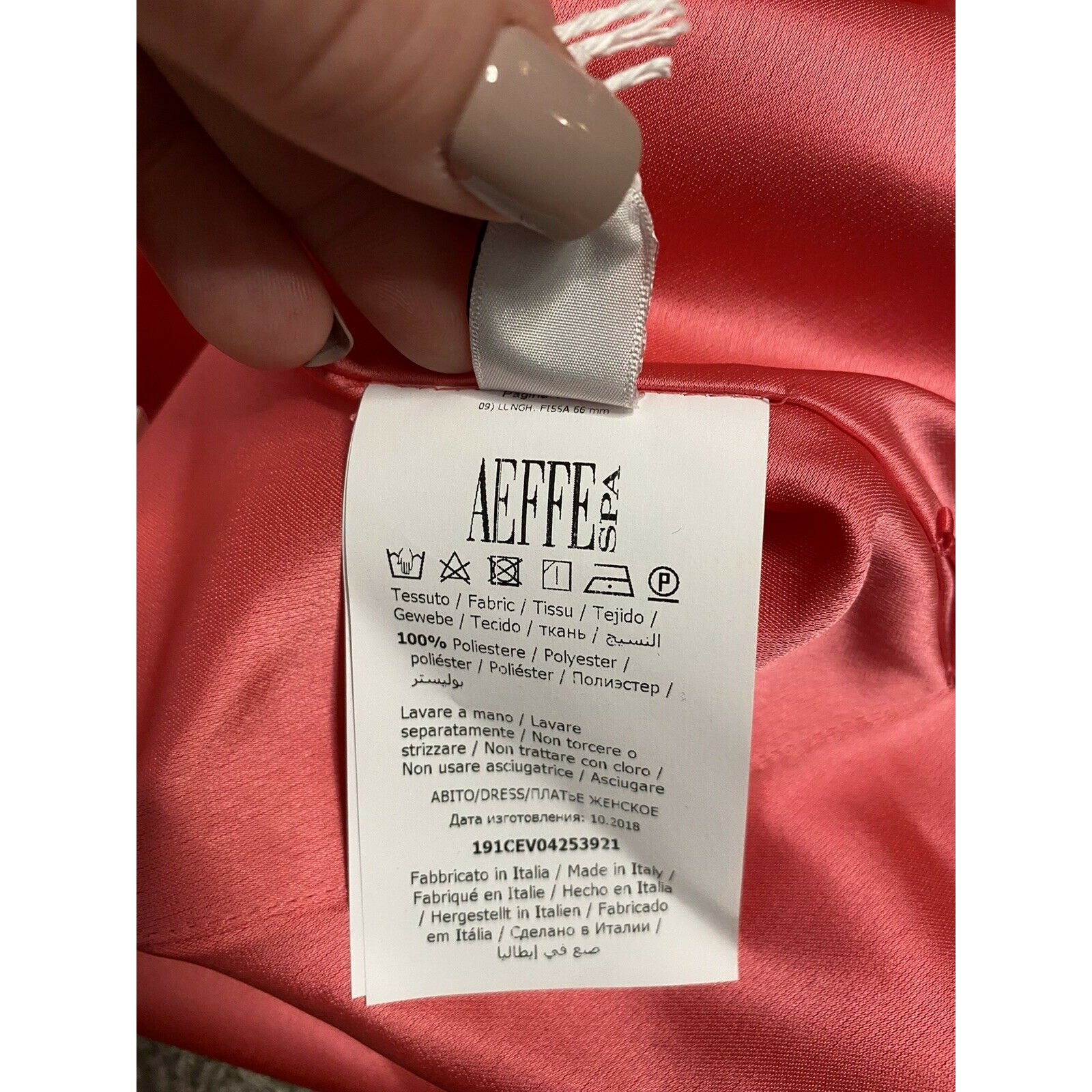 NEW Cedric Charlier Satin Pink Draped Midi Dress $520 US 12 IT 46
