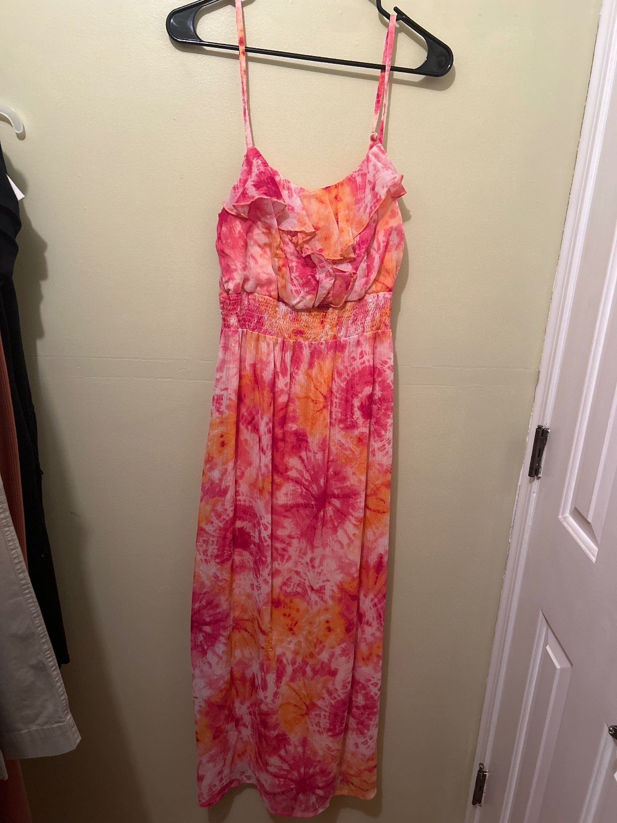 Faded Glory Women’s Tie-Dye Maxi Dress Size L (12-14)