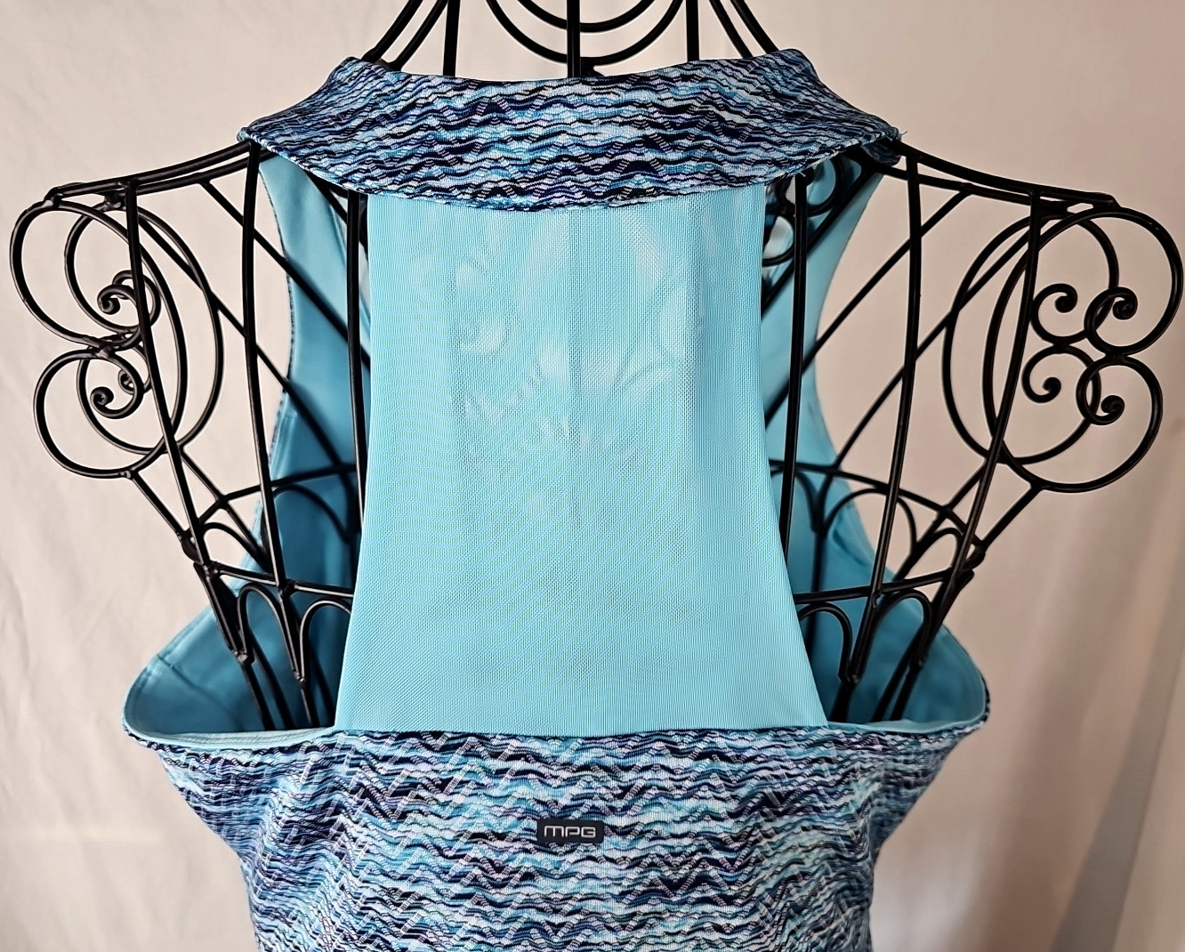 MPG Athletic Mesh Racerback Dress Built In Bra Side Pockets Women’s Lg NWOT