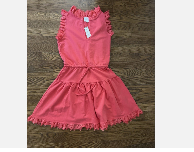 NEW Sunday by Ware Sunday’s Coral Sleeveless Short ANTHROPOLOGIE Dress XS