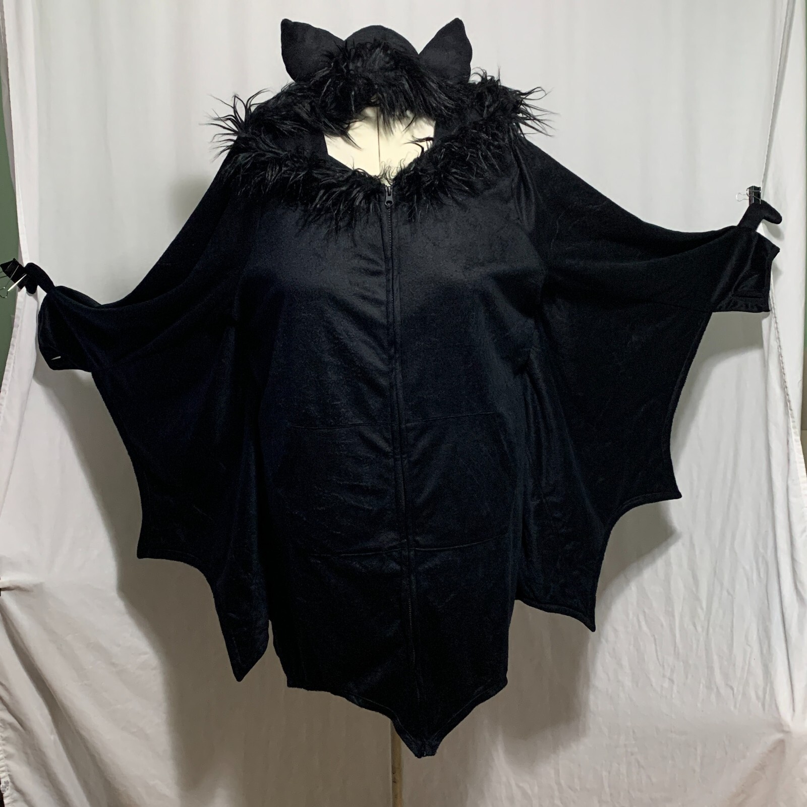 Torrid Dress Winged Bat Silhouette Hood With Ears Costume Halloween Plus 3 22 24
