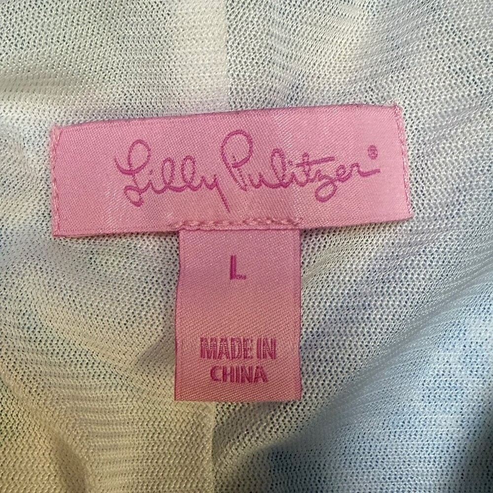 Lilly Pulitzer Lola Shift Dress Large Sweet & Sour Print Fully Lined EUC