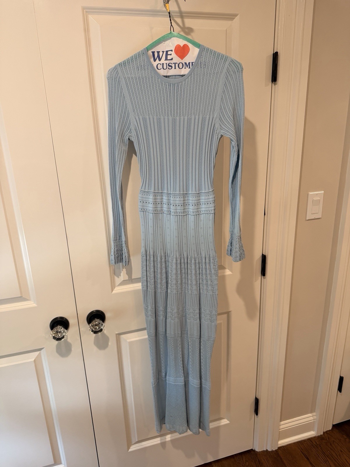 Lila Rose Women’s Baby Blue Dress Size Small Long Sleeve