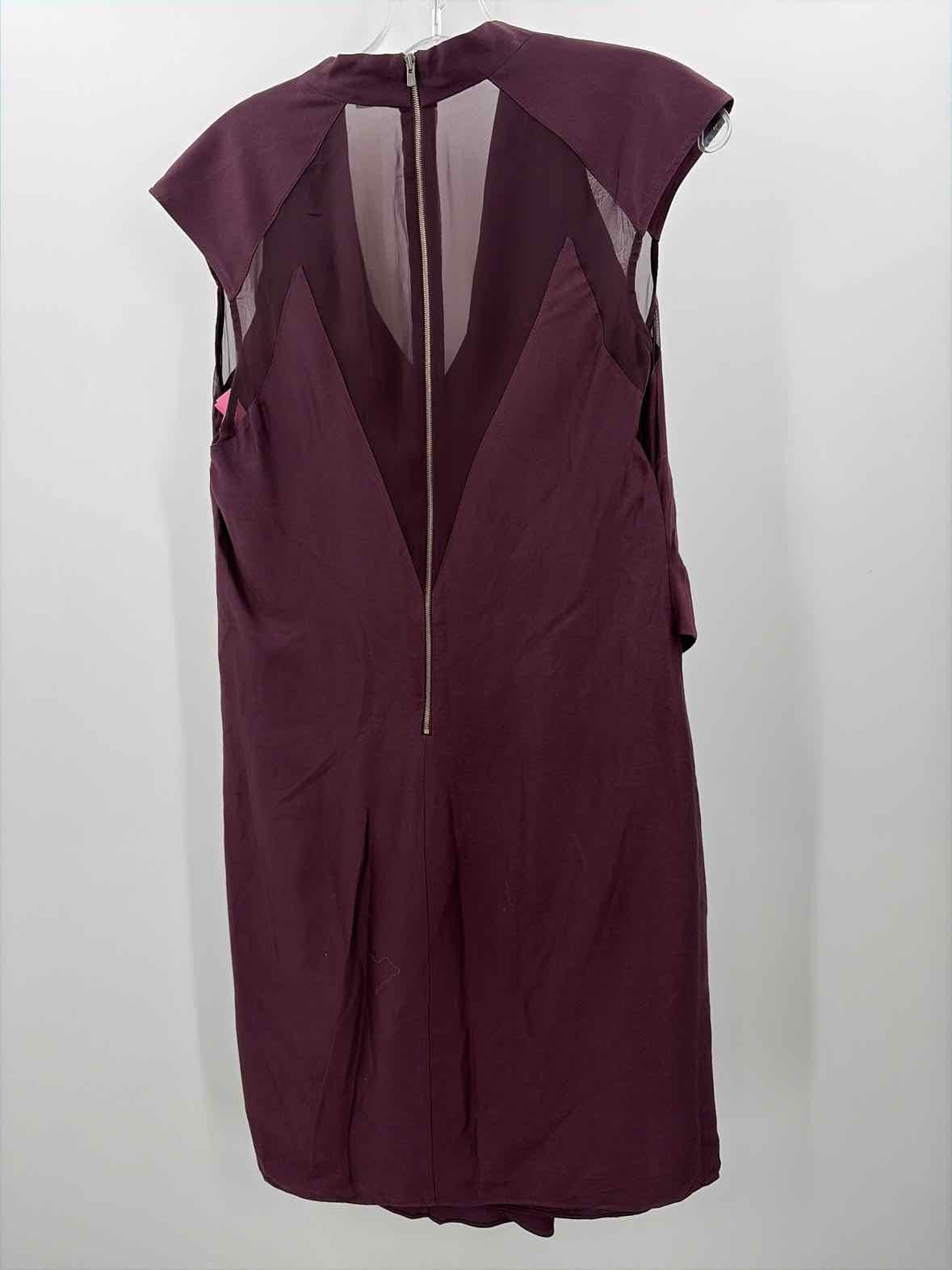 Pre-Owned Helmut Lang Purple Size 6 Short Short Sleeve Dress