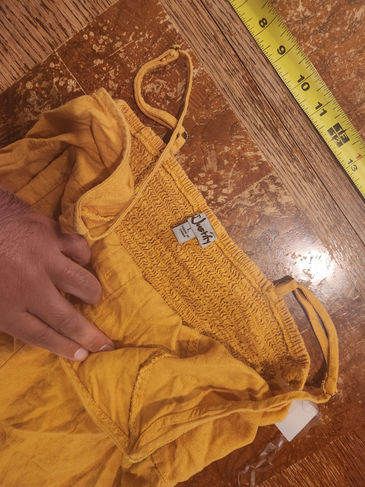 J for Justify Lightweight Yellow One Piece / Dress Size Large #S87