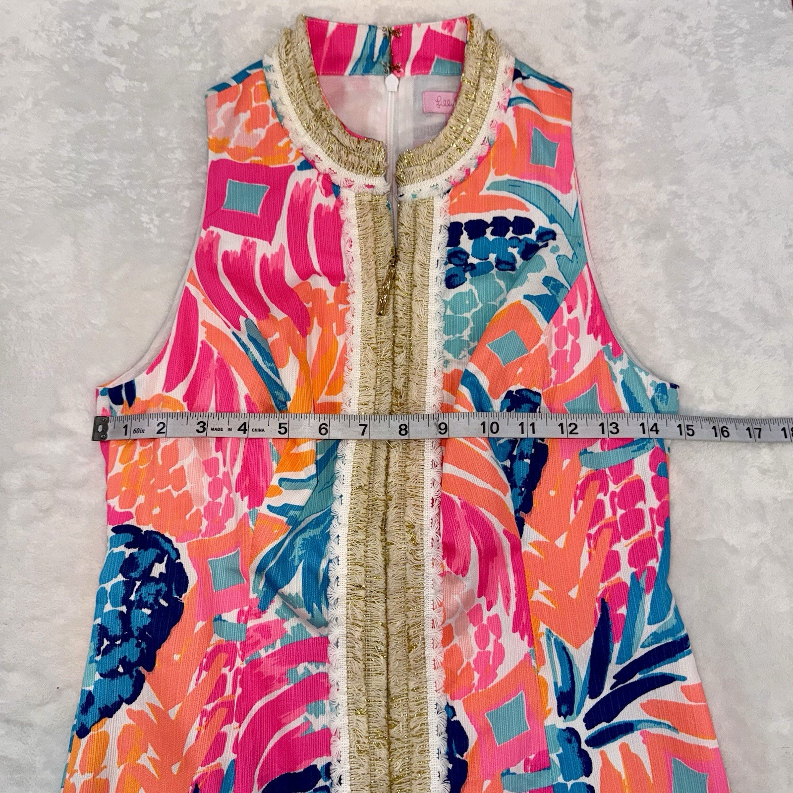 NWT $198 Lilly Pulitzer ALEXA Multi Goombay Smashed Shift Dress Womans Sz 2 New
