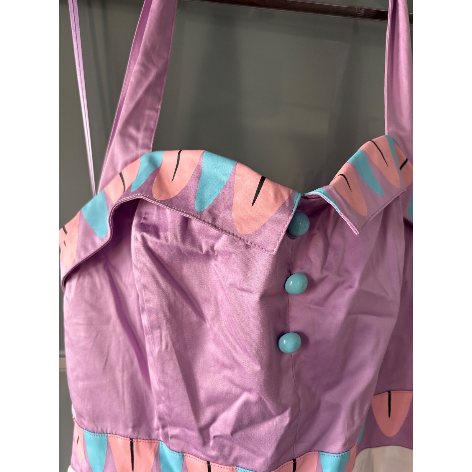NEW Disney Parks Mrs Potts Chip Cup Beauty and the Beast Halter Dress Large