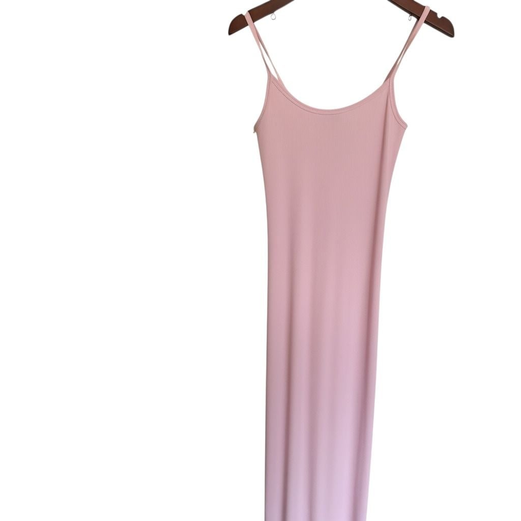 Forever 21 Ribbed Midi Dress with Thin Strap