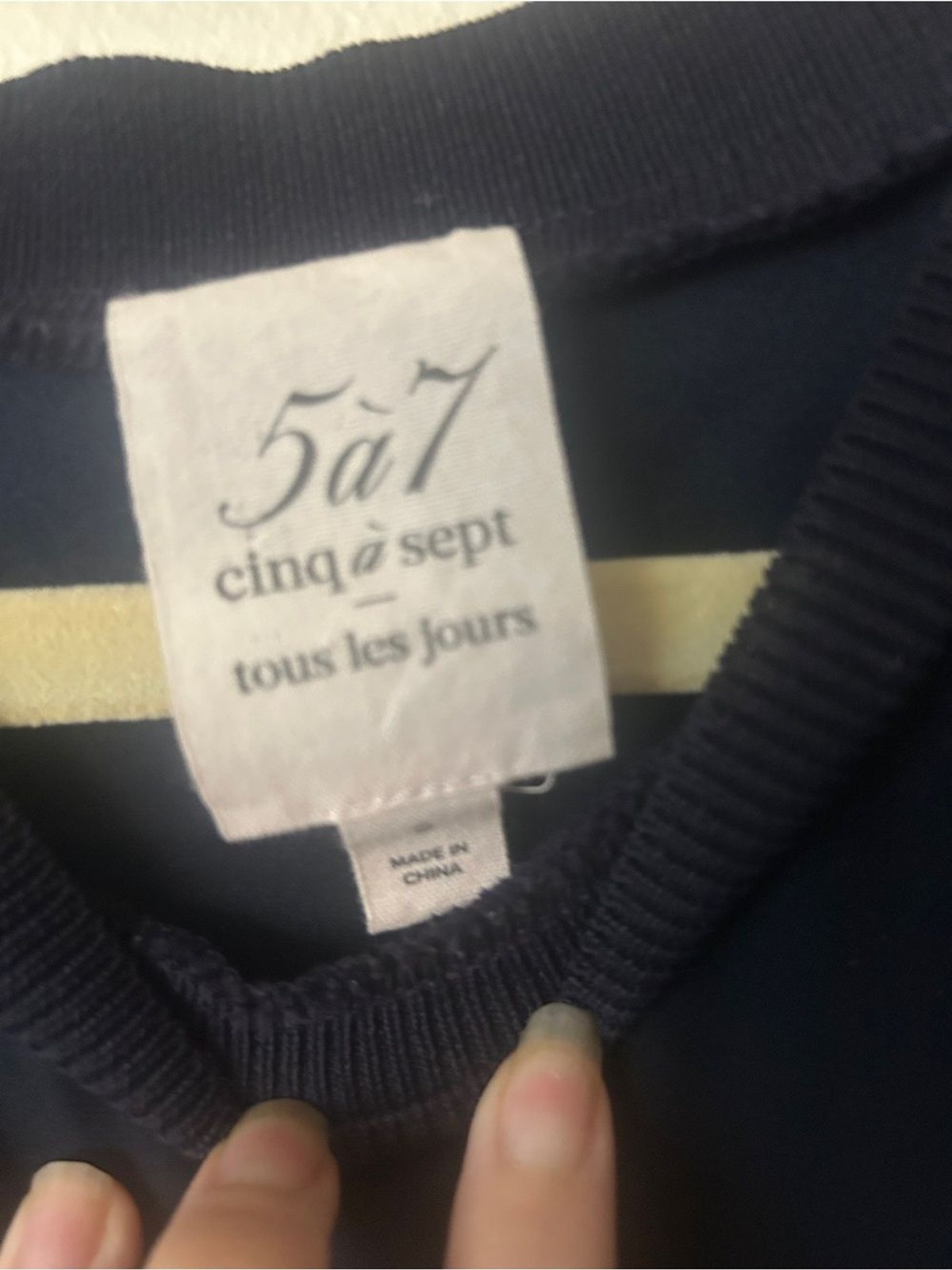 Cinq a Sept Lenora Solid Navy 100% Silk Mini Dress Ruffle office capsule