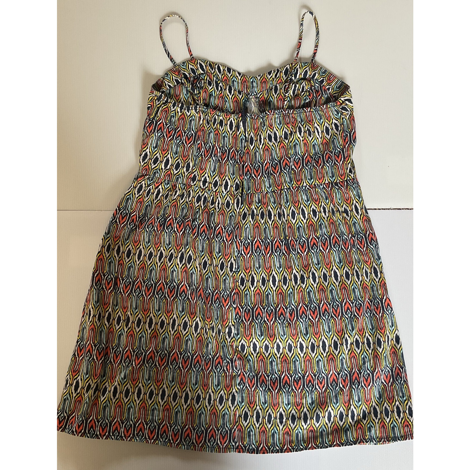 Mossimo Supply Co. Women’s Strap Multi-Color Printed Sun Mini Dress – Size L
