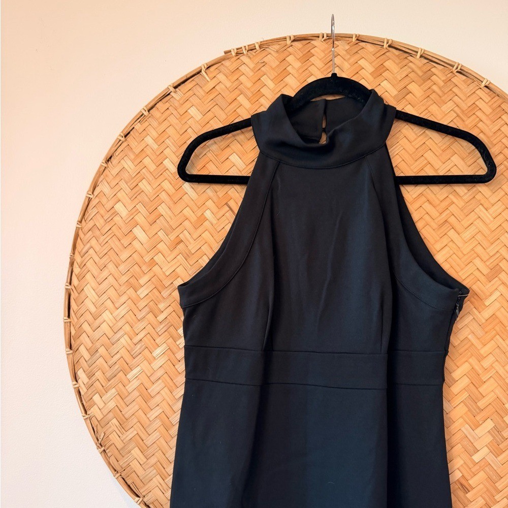 INC INTERNATIONAL CONCEPTS BLACK HALTER NECK DRESS 90’S Y2K 2000’S SLEEVELESS