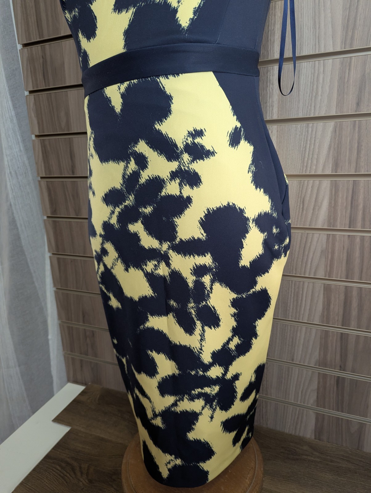 Coast Fitted Stretch Dress Ladies Summer Holiday Luxury Long Zip Flash UK 12