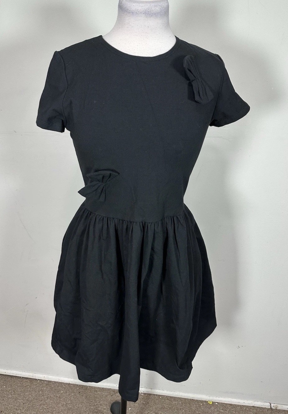 Dressentials Women’s Black Color Short Sleeve Dress Size L