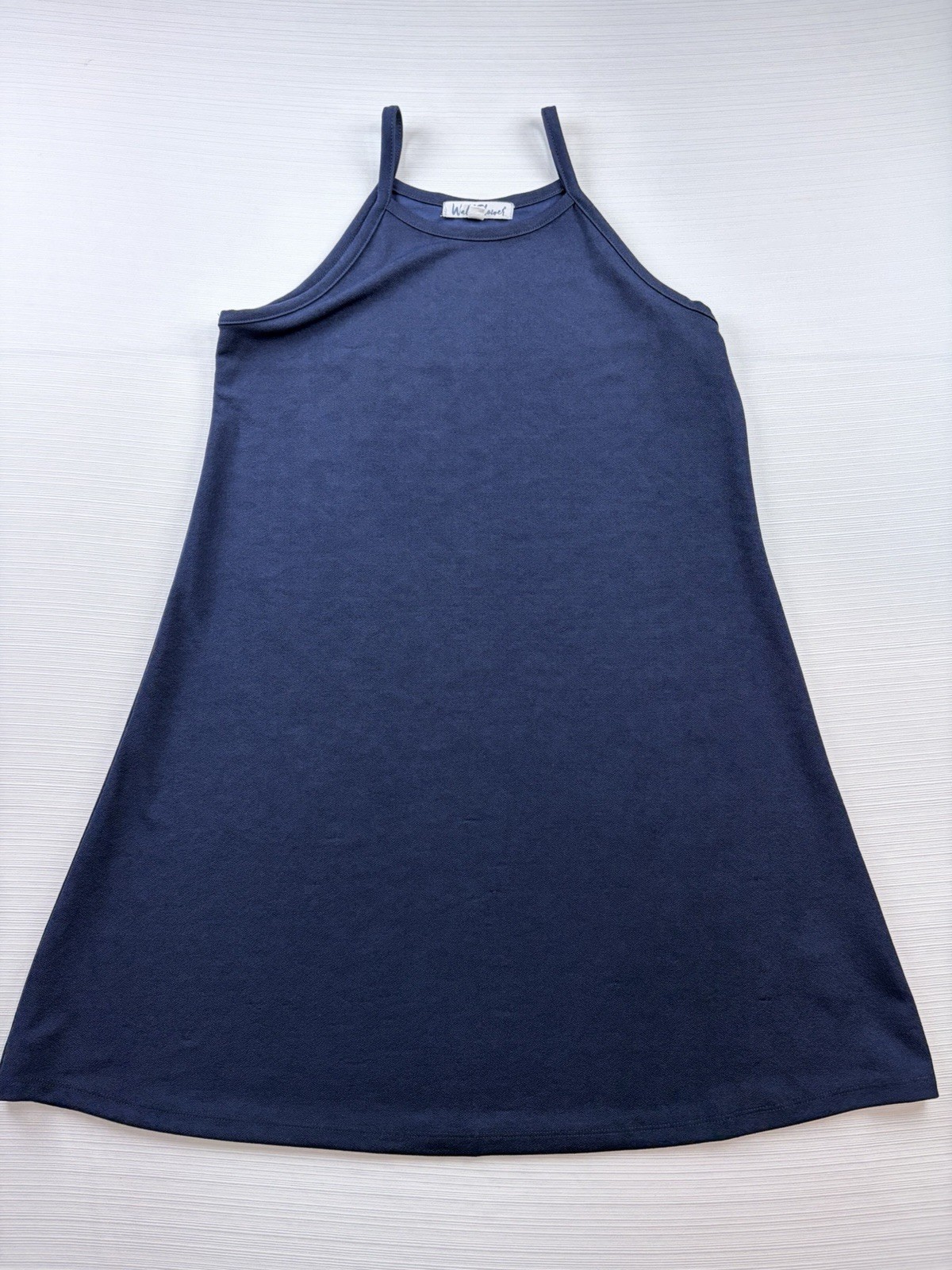 Wall Flower Womens Dress,Navy Blue Size M
