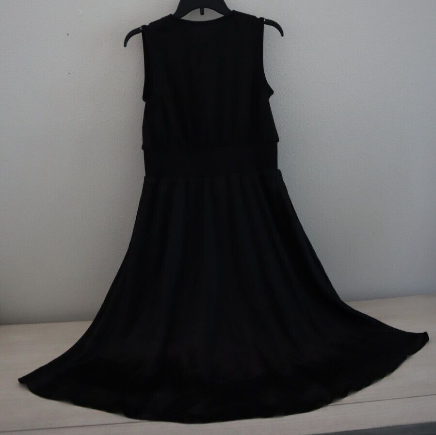 ATM x Anthony Thomas Melillo Women’s Sz S Black Silk Surplice Mini Dress $475