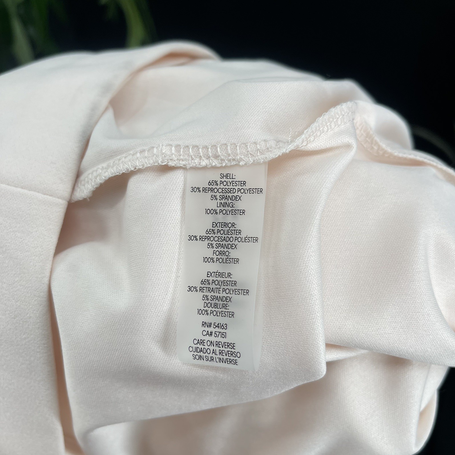 Calvin Klein Vietnam Pastel Pink Powder Sheath Dress Layered Bell Sleeve 12