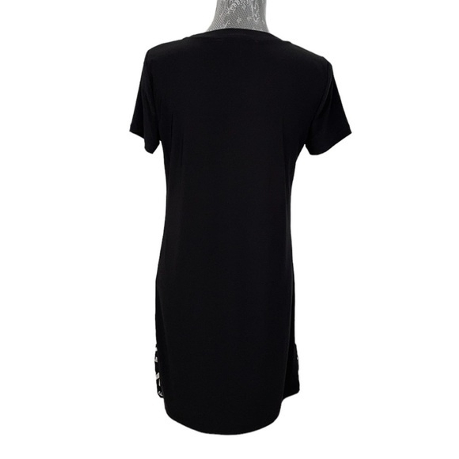 Karl Lagerfeld Paris Monogram Logo Dress Women’s Size Small. Black & White. EUC